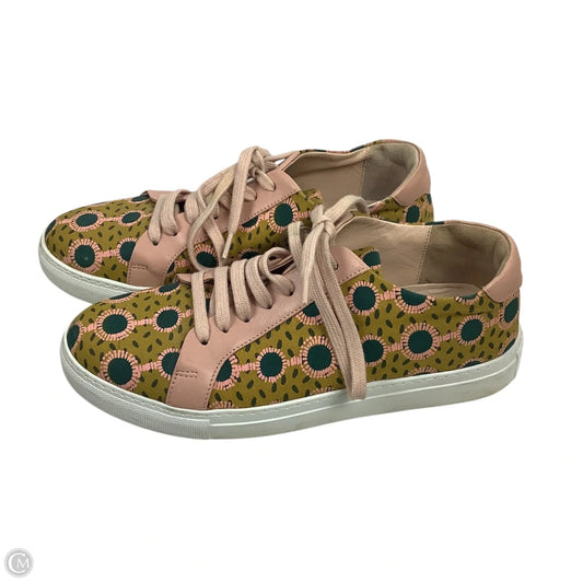 Shoes Sneakers By Anthropologie In Floral Print, Size: 7.5