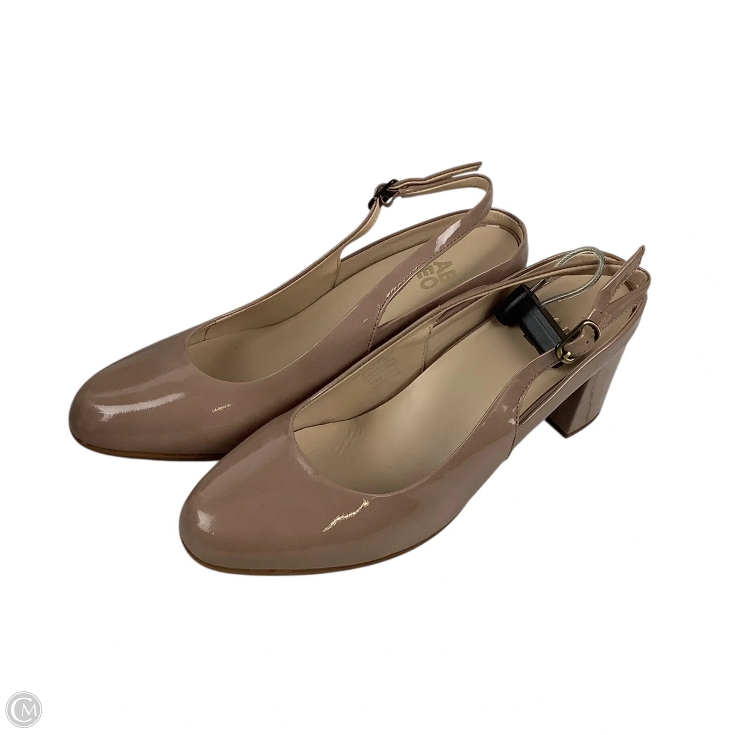 Shoes Heels Block By Abeo In Beige, Size: 7.5