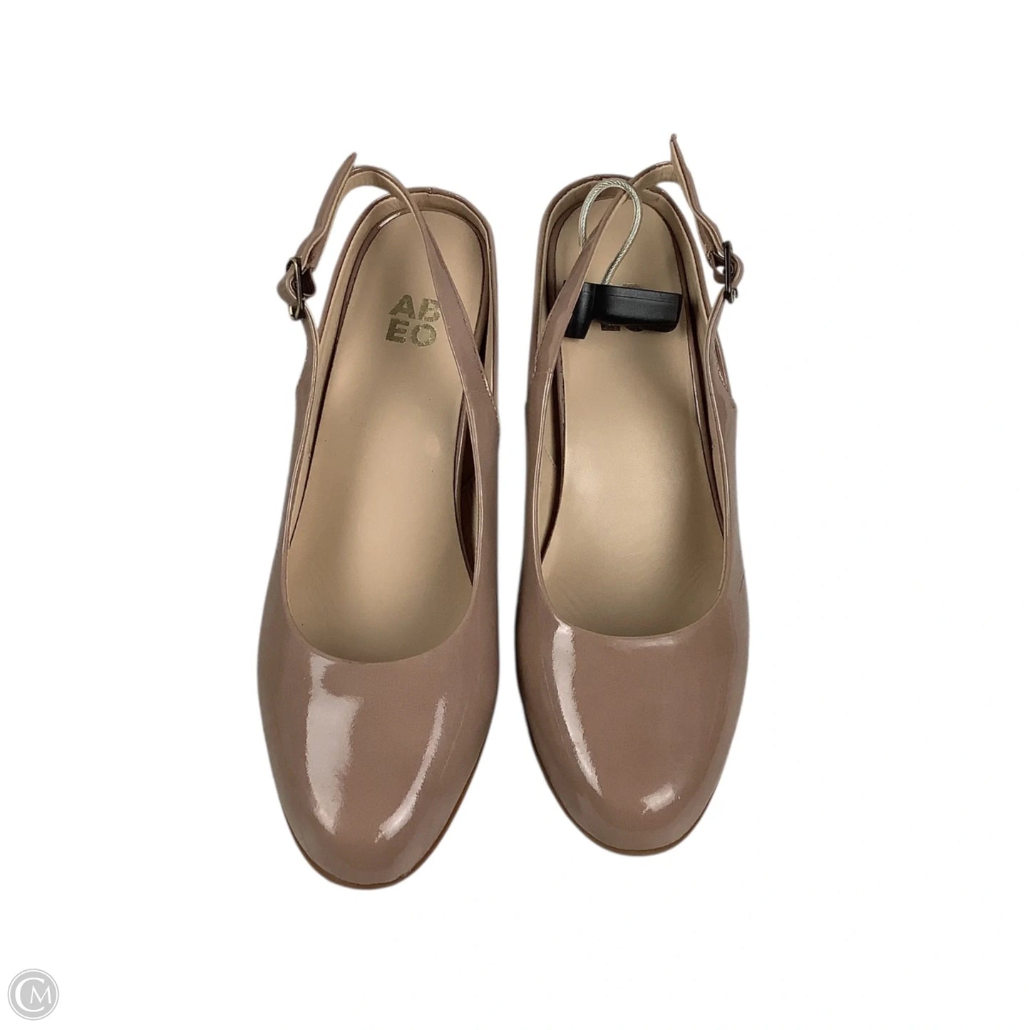 Shoes Heels Block By Abeo In Beige, Size: 7.5