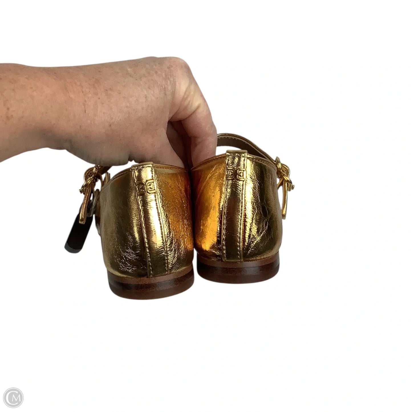 Shoes Flats By Sam Edelman In Gold, Size: 8