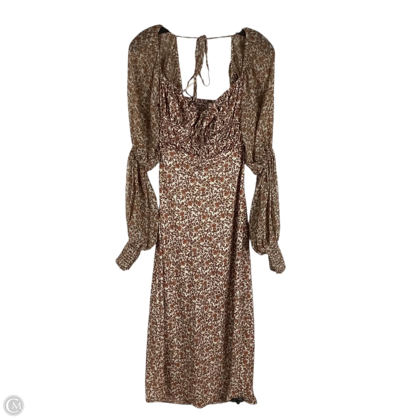 Dress Casual Maxi By Free People In Floral Print, Size: Xs