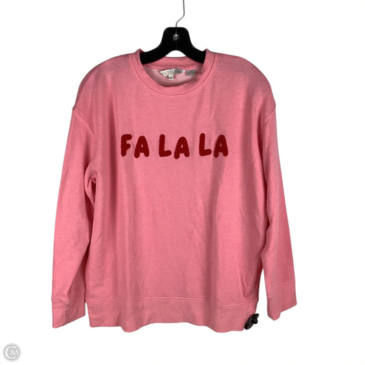 Sweatshirt Collar By Shiraleah In Pink, Size: M
