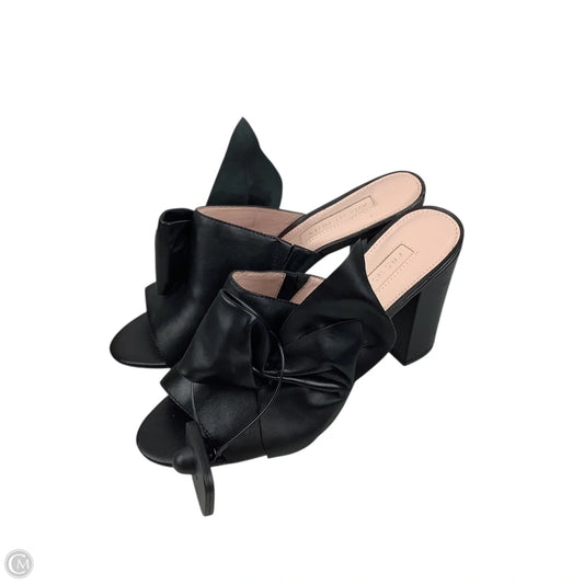 Sandals Heels Block By Avec Les Filles In Black, Size: 8
