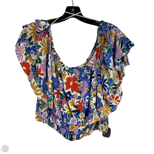 Top Short Sleeve By Sugar Lips In Multi-colored, Size: Xl