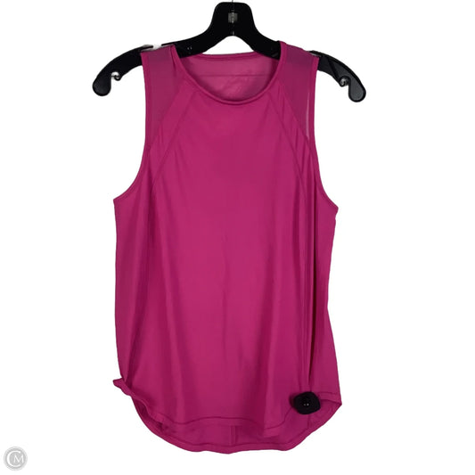 Athletic Tank Top By Lululemon In Pink, Estimated Size 8/M