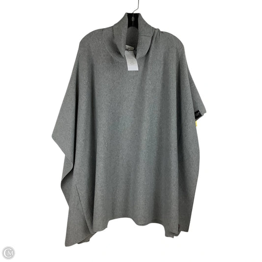 Poncho By Mer Sea In Grey, Size: One Size