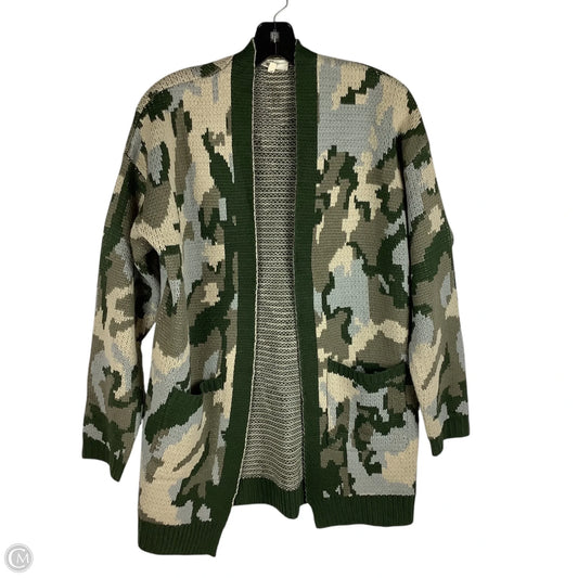 Sweater Cardigan By Entro In Green, Size: S