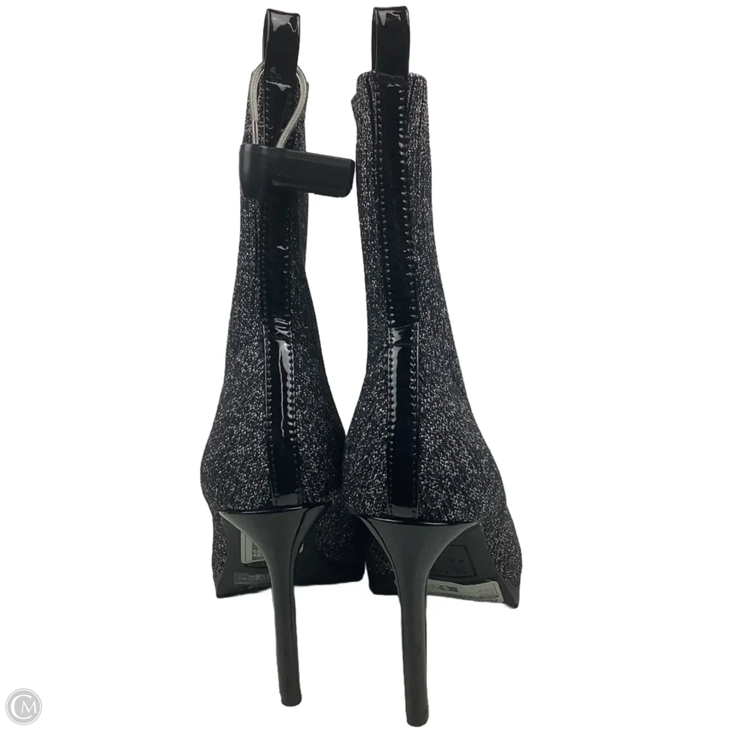 Boots Ankle Heels By Mix No 6 In Black, Size: 7