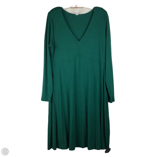 Dress Casual Maxi By Old Navy In Green, Size: L