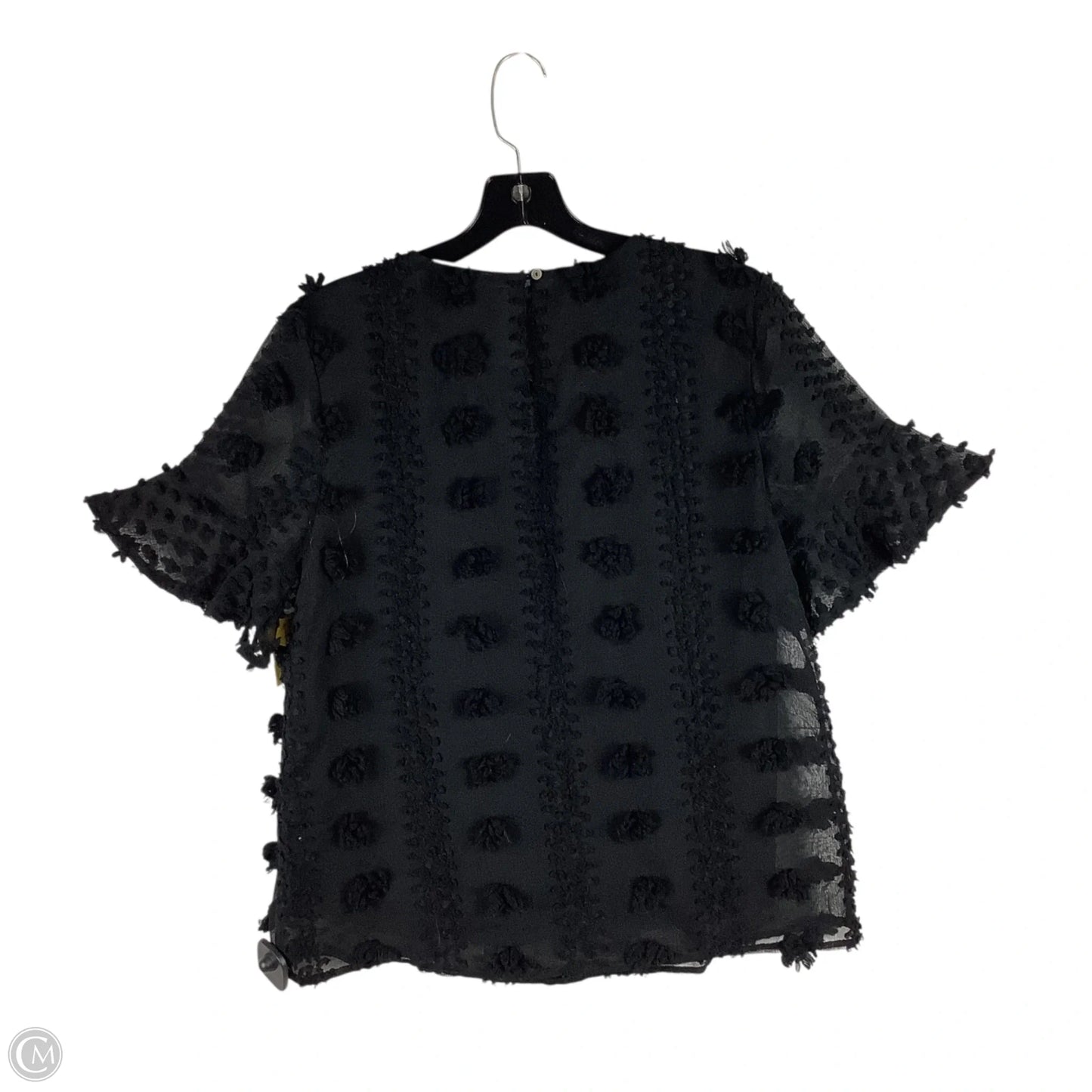 Top Short Sleeve By Entro In Black, Size: M