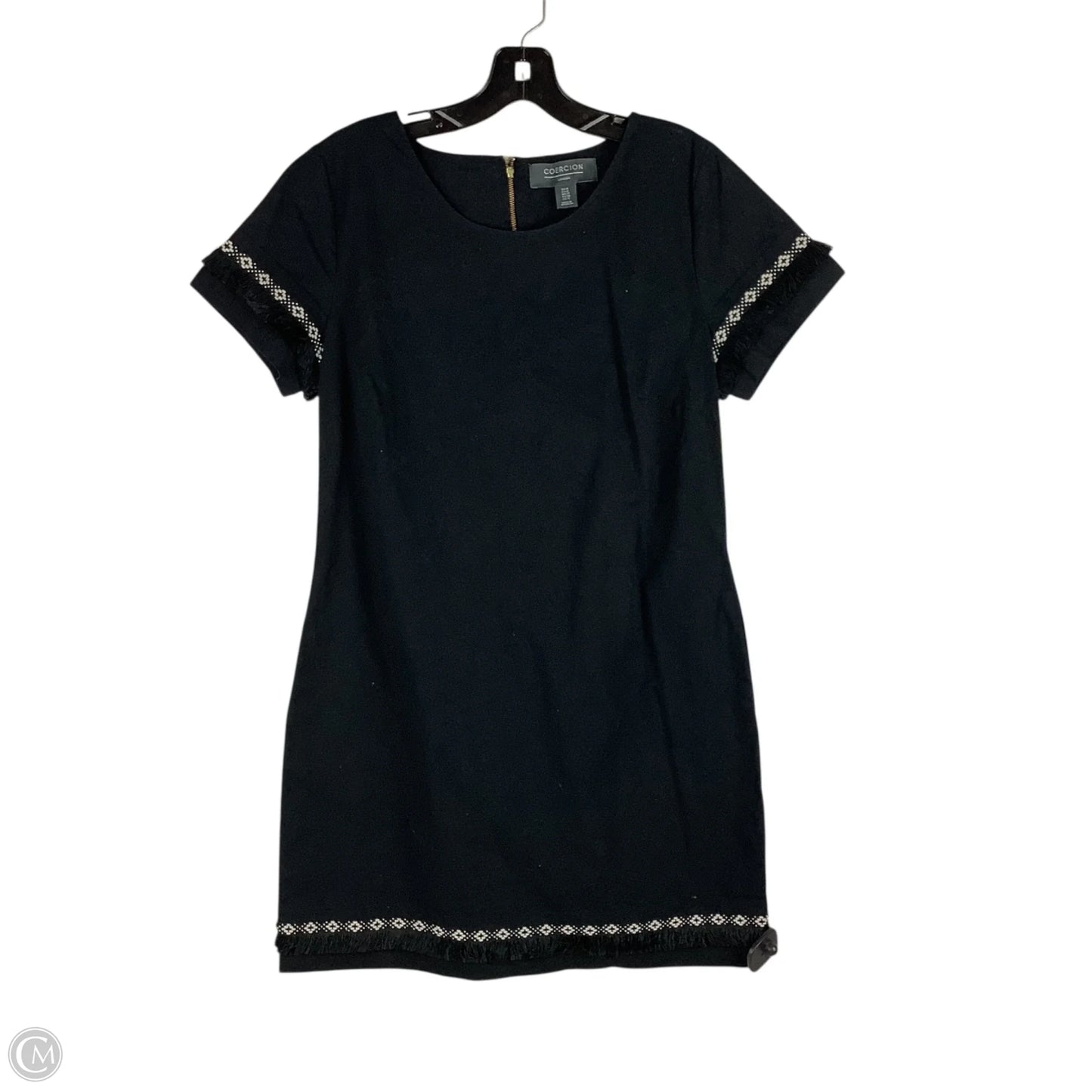 Dress Casual Midi By Cmc In Black, Size: 8