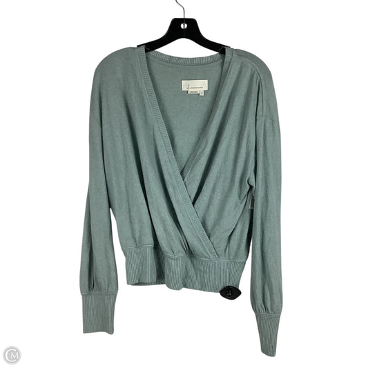 Top Long Sleeve By Anthropologie In Green, Size: S