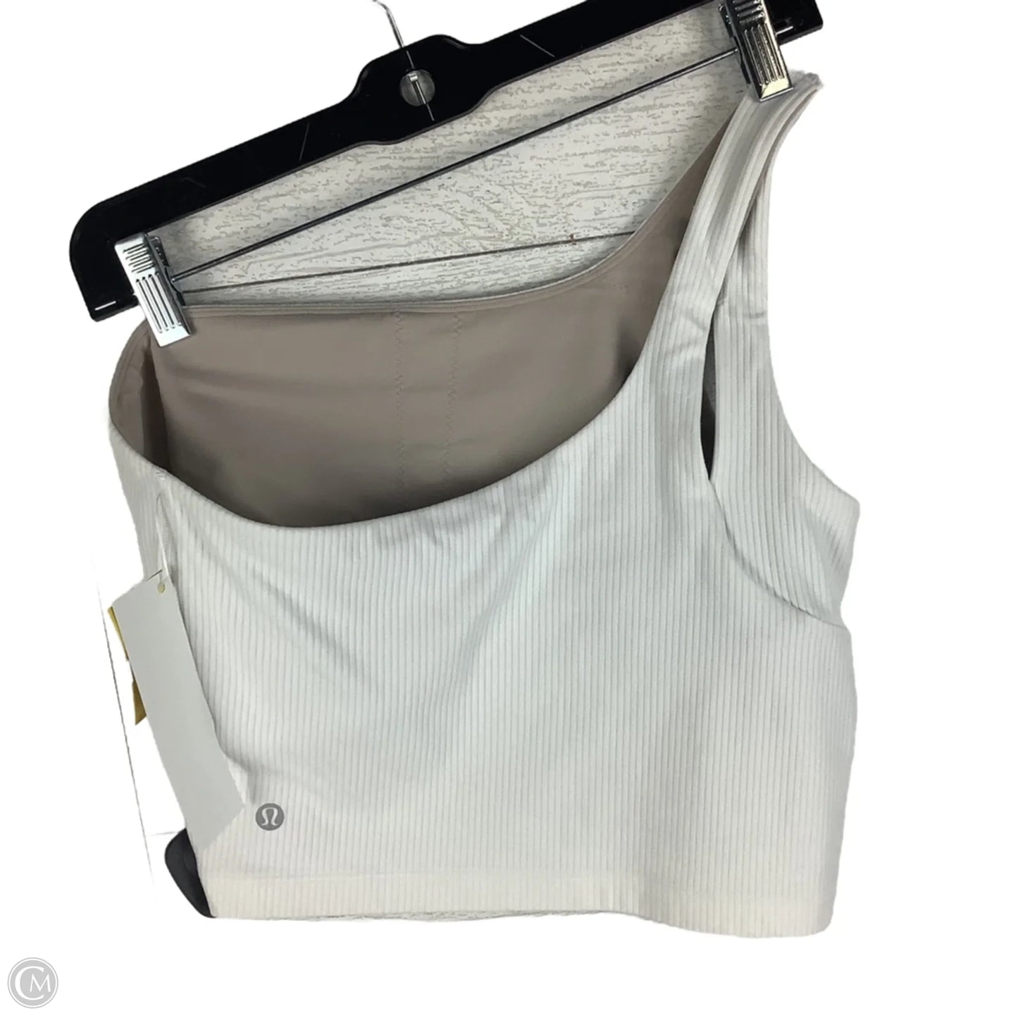 Athletic Bra By Lululemon In Cream, Size: 10