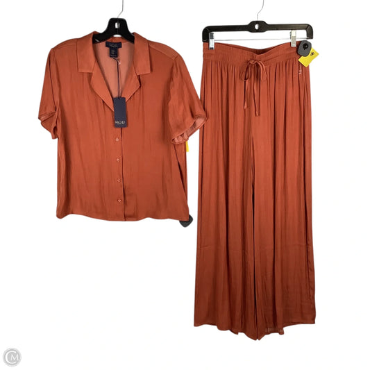 Pants Set 2pc By Rachel Roy In Orange, Size: Top M/Bottom S