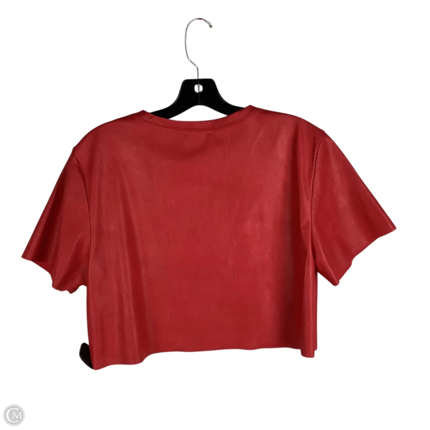 Top Short Sleeve By Cmc In Red, Size: S