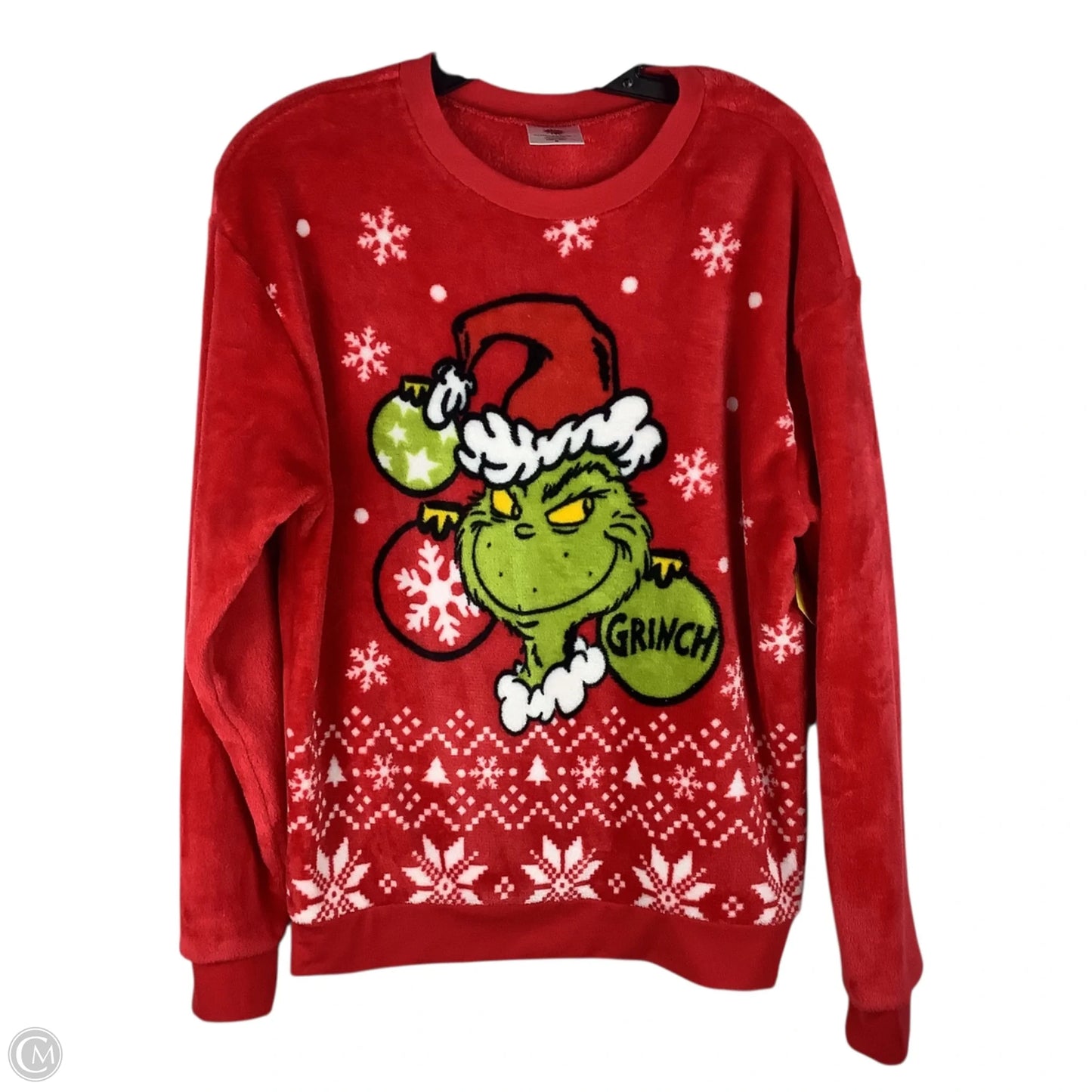 Sweatshirt Collar By Clothes Mentor In Red, Size: M