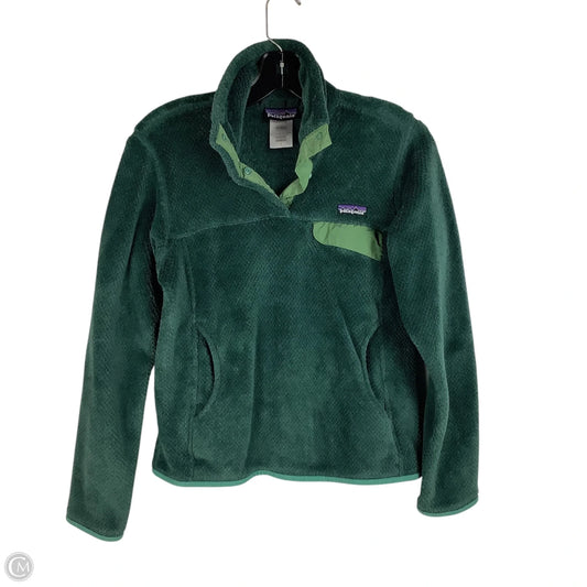 Jacket Fleece By Patagonia In Green, Size: S