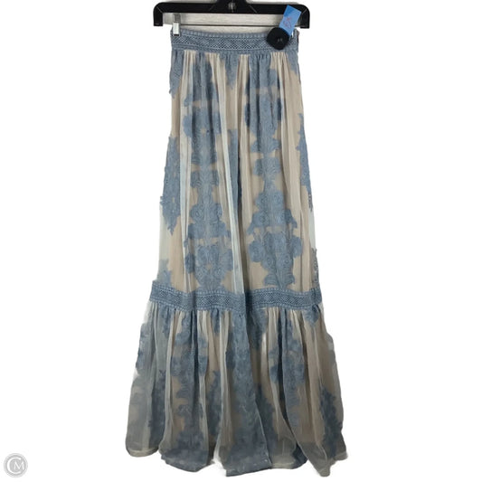 Skirt Maxi By Altard State In Blue & Cream, Size: Xs