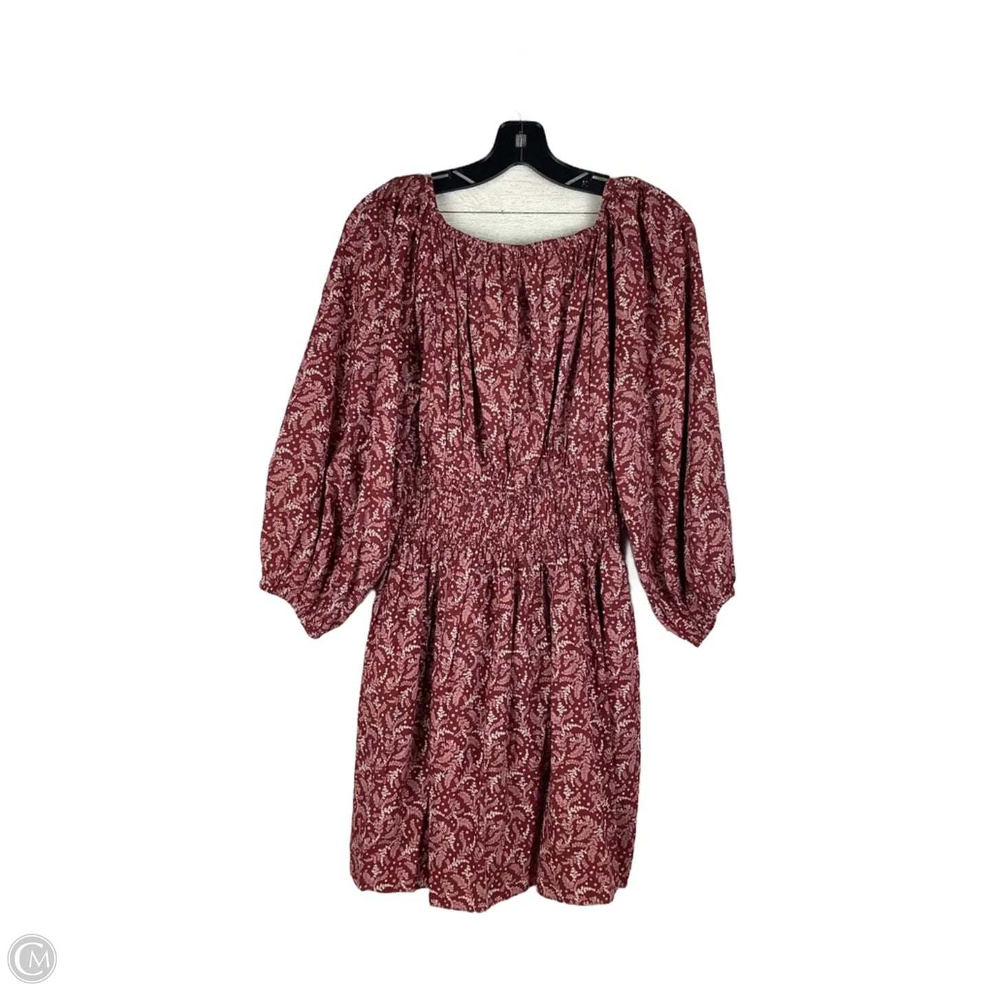 Dress Casual Midi By Madewell In Red, Size: 4