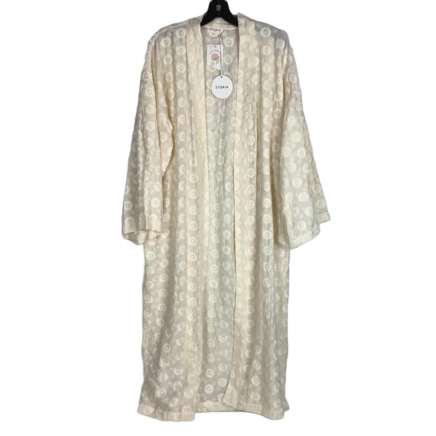 Kimono By Storia In Cream, Size: S