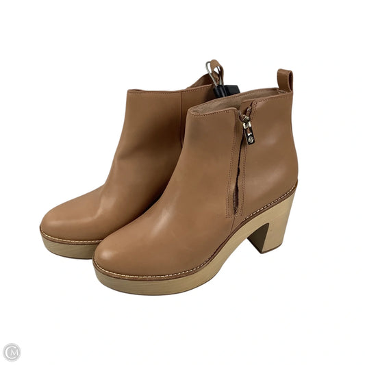 Boots Ankle Heels By Antonio Melani In Brown, Size: 9.5