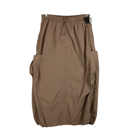 Skirt Maxi By Clothes Mentor In Brown, Size: M