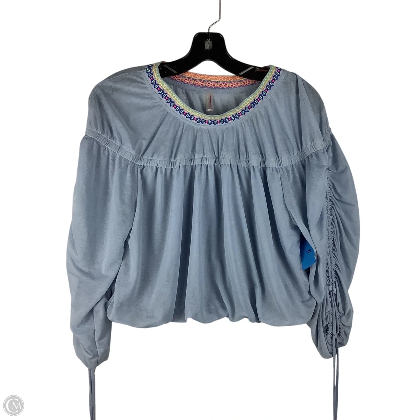Top Long Sleeve By Free People In Blue, Size: Xs