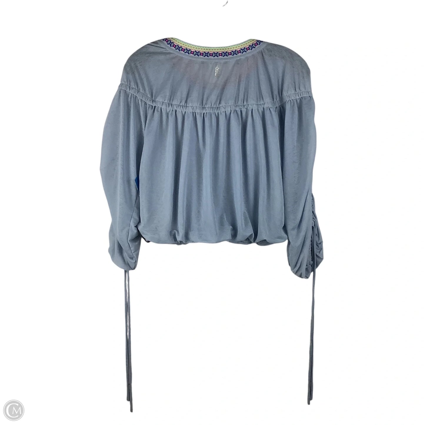 Top Long Sleeve By Free People In Blue, Size: Xs
