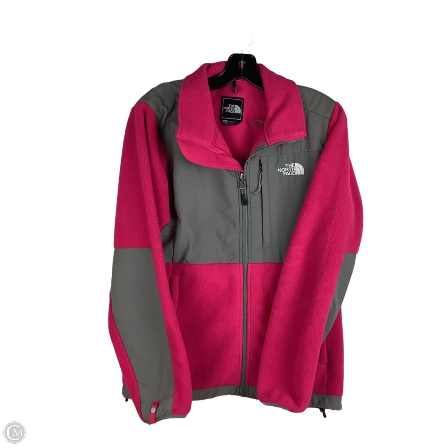 Jacket Fleece By The North Face In Grey & Pink, Size: M