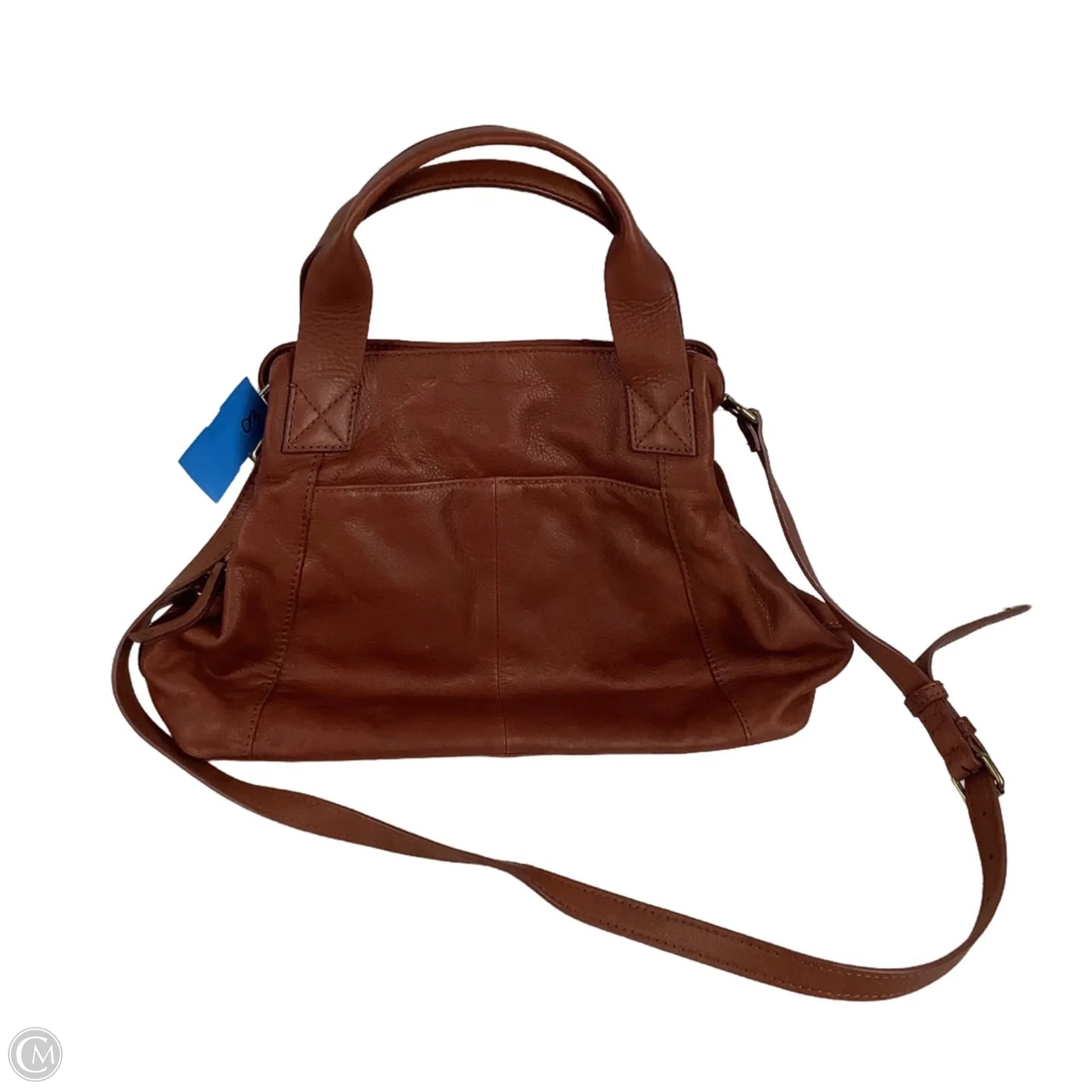 Handbag Leather By Cmc, Size: Medium