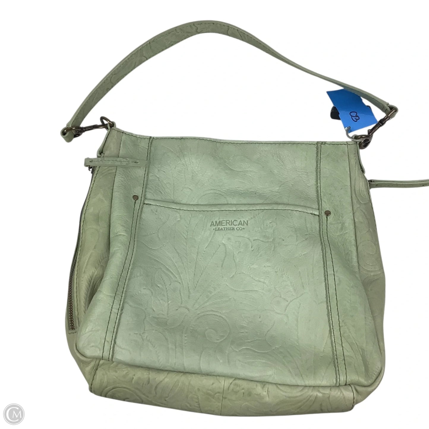 Handbag Leather By Cmc, Size: Medium