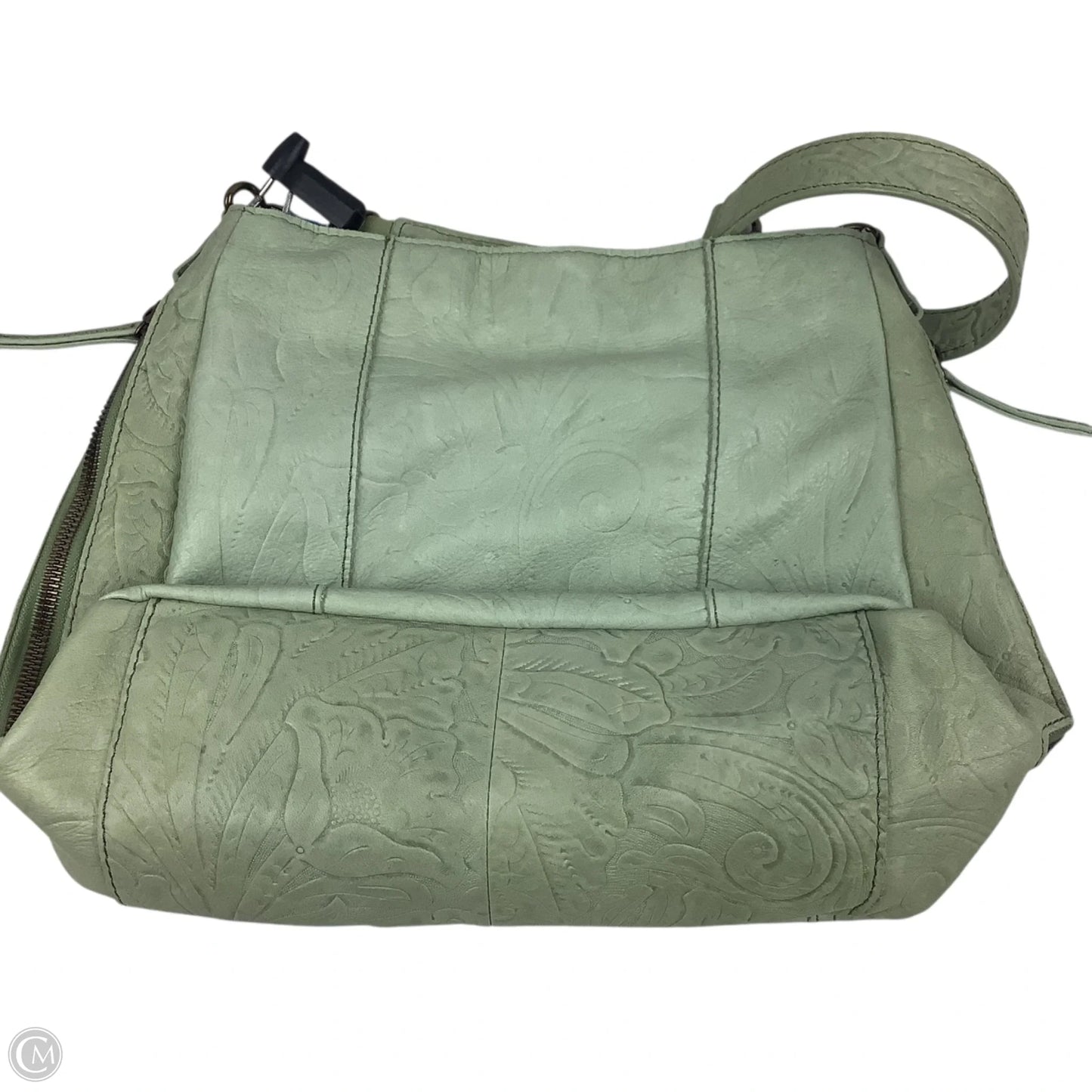 Handbag Leather By Cmc, Size: Medium