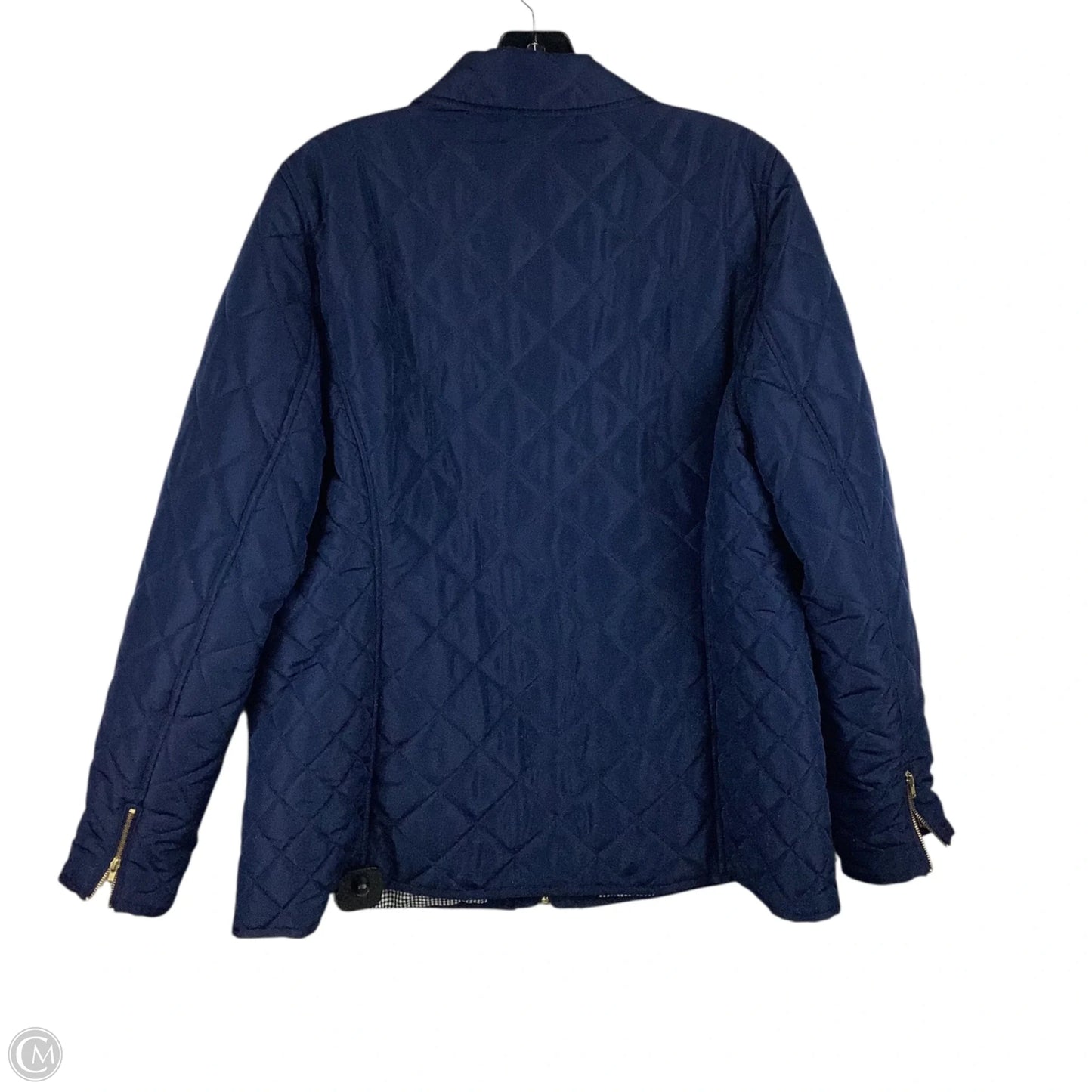 Jacket Puffer & Quilted By Crown And Ivy In Blue, Size: Xl petite