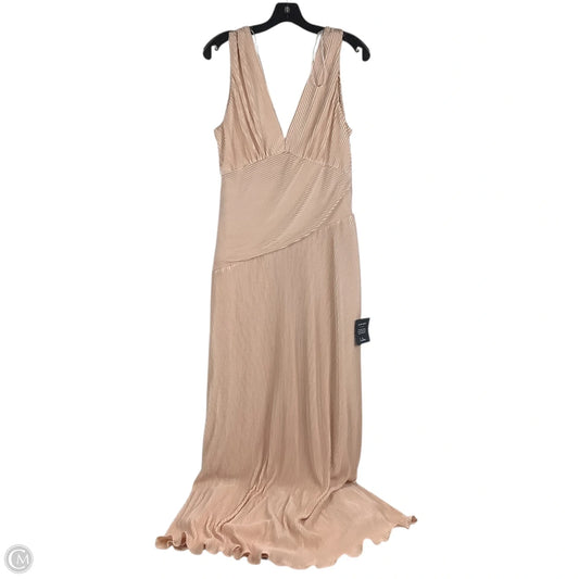 Dress Party Long By Lulus In Coral, Size: L