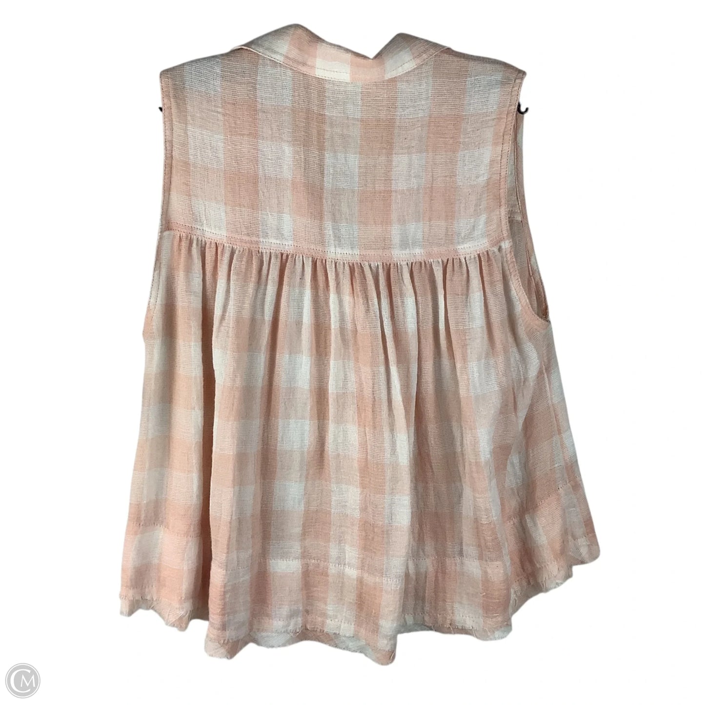 Top Sleeveless By Free People In Coral, estimated size S/M