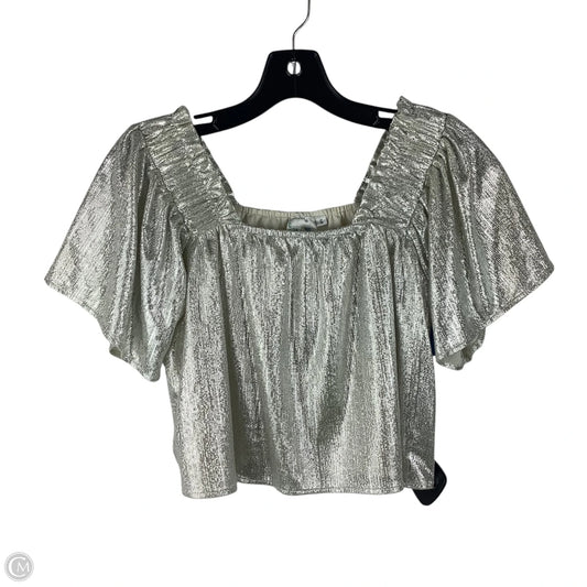 Top Short Sleeve By Cmc In Gold, Size: S