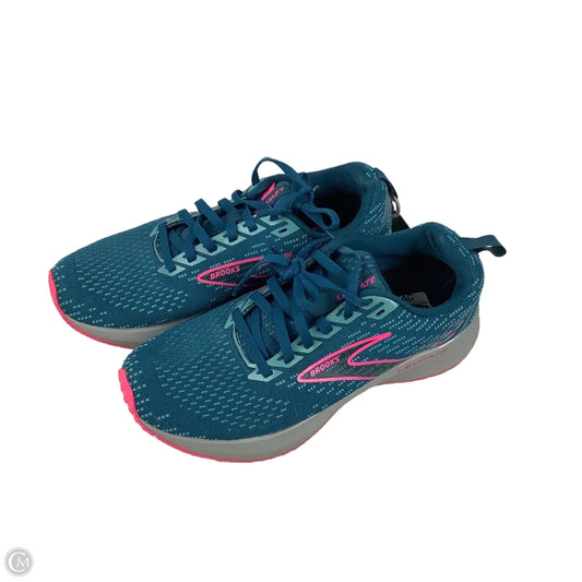 Shoes Athletic By Brooks In Blue & Pink, Size: 6