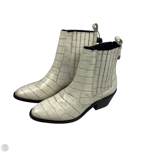 Boots Designer By All Saints In Cream, Size: 37