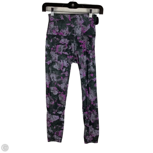 Athletic Leggings By Lululemon In Multi-colored, Size: 4