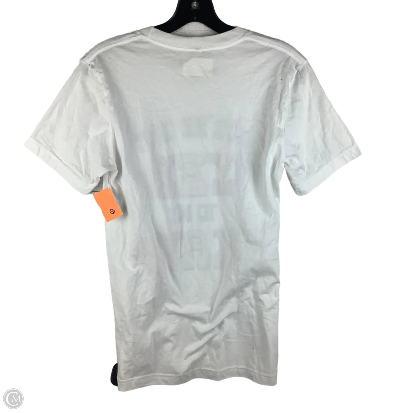 Top Short Sleeve Basic By Canvas In White, Size: S