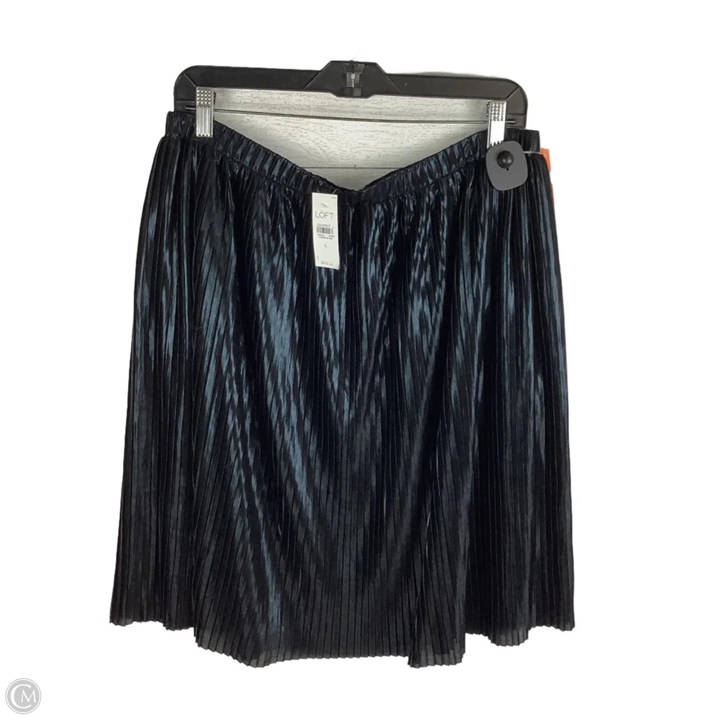 Skirt Midi By Loft In Black, Size: L