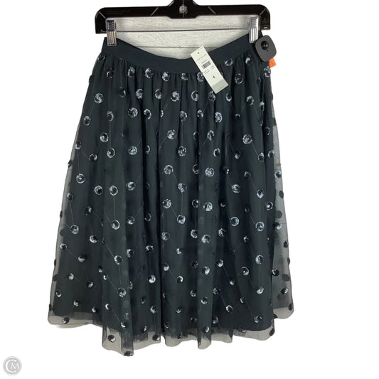 Skirt Midi By Ann Taylor In Black & Grey, Size: S