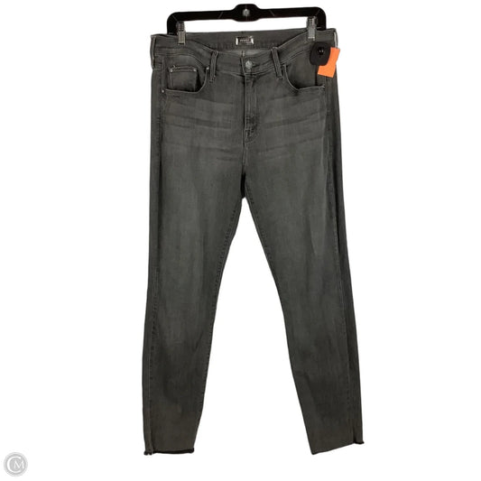 Jeans Skinny By Mother In Grey, Size: 12 (32)