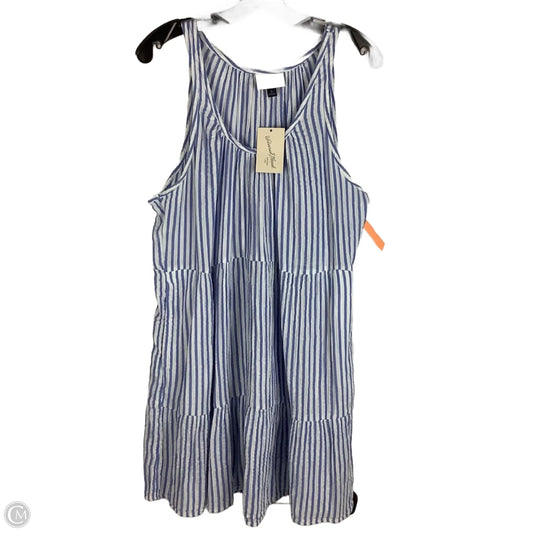 Dress Casual Midi By Universal Thread In Striped Pattern, Size: Xl