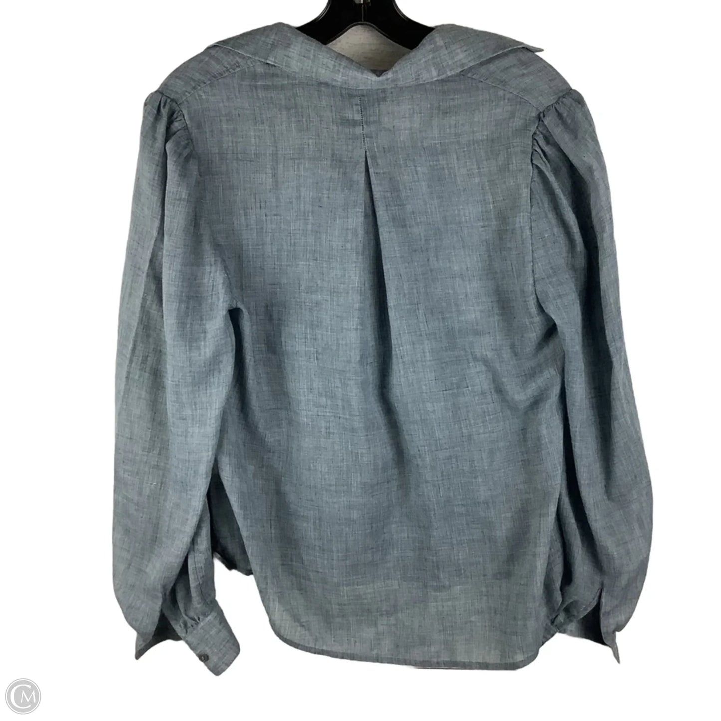Top Long Sleeve By 7 For All Mankind In Grey, Size: Xs