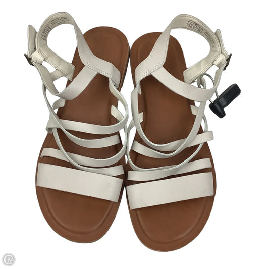 Sandals Flats By Toms In Cream, Size: 8.5