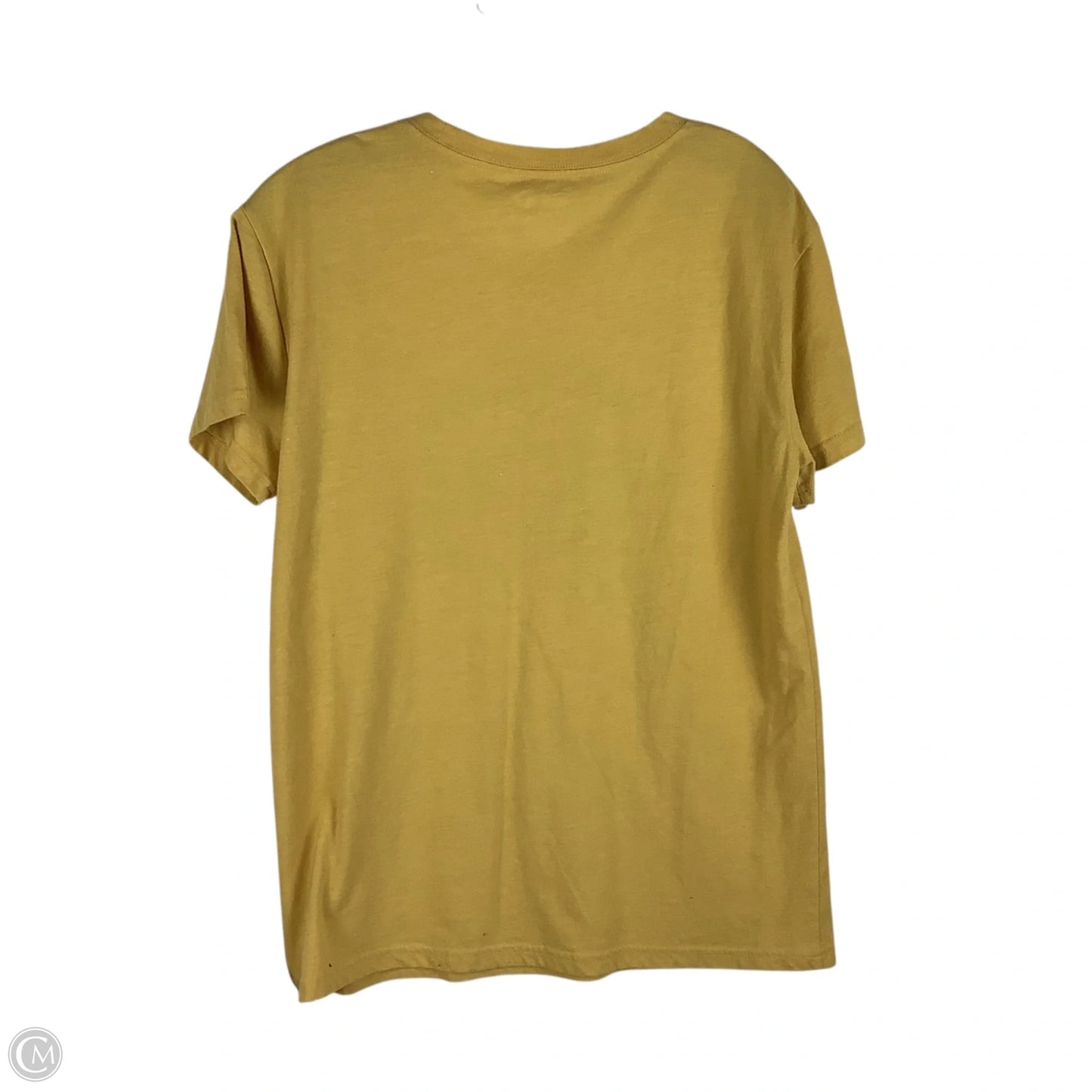 Top Short Sleeve Basic By Wrangler In Yellow, Size: S