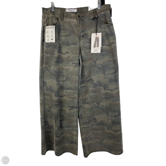 Jeans Wide Leg By Clothes Mentor In Camouflage Print, Size: 12