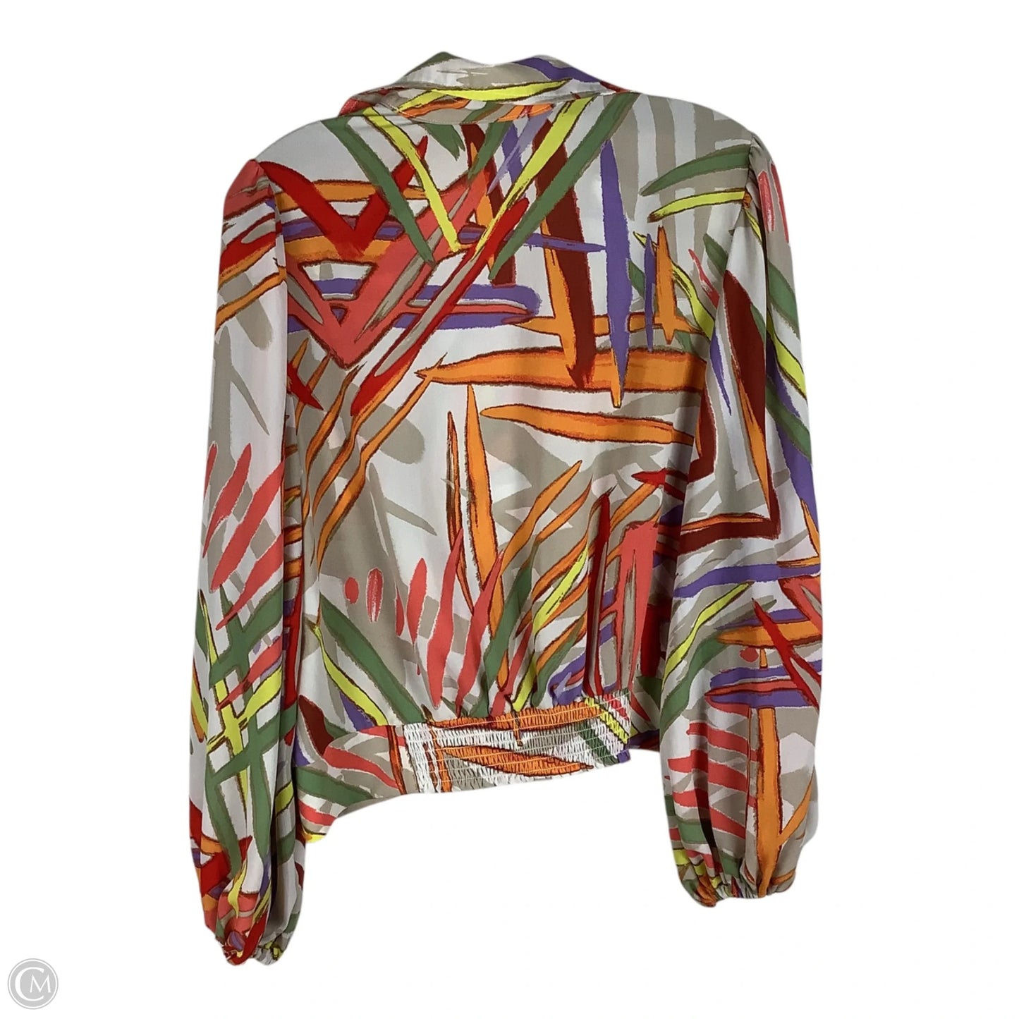 Top Long Sleeve By New York And Co In Multi-colored, Size: M