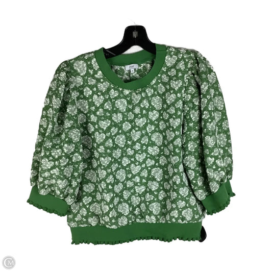 Top Short Sleeve By Voy In Green, Size: M